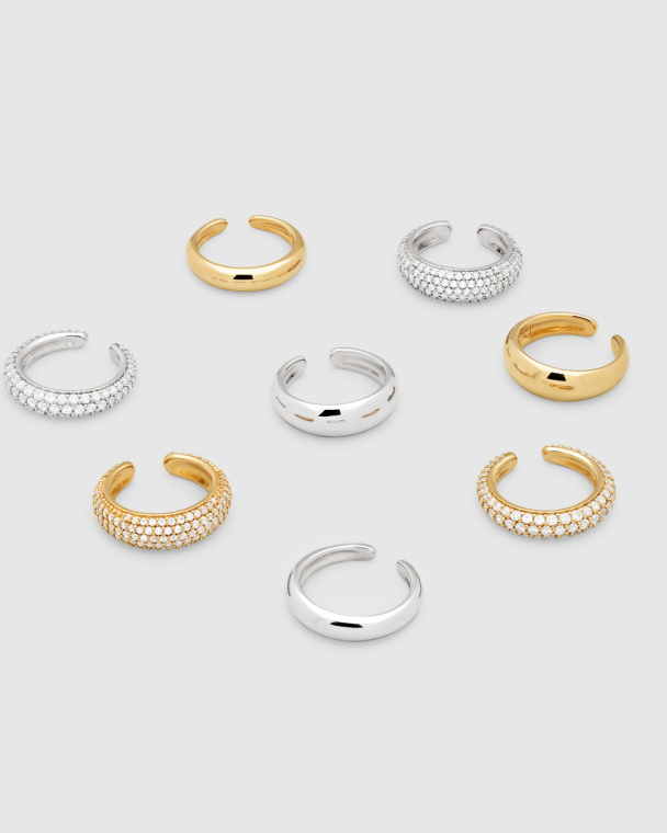 EAR CUFF THICK GOLD - Image 2