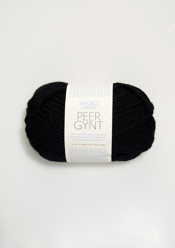 Peer Gynt 1099 Svart - Sandnes Garn