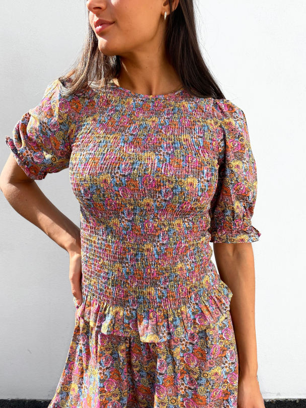 Emina Top - Black Aop