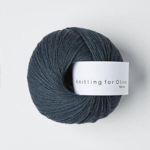 Dyb Petroleumsblå - Merino - Knitting for Olive