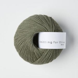 Støvet Søgrøn - Merino - Knitting for Olive