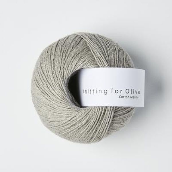 Lammegrå - Cotton Merino - Knitting for Olive
