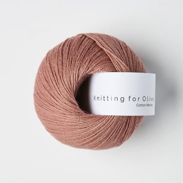 Terracotta Rosa / Terracotta Rose -  Cotton Merino - Knitting for Olive