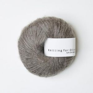 Støvet Elg - Soft Silk Mohair - Knitting for Olive