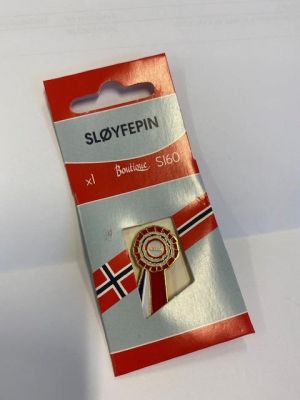 17 mai sløyfepin m/norgeflagg