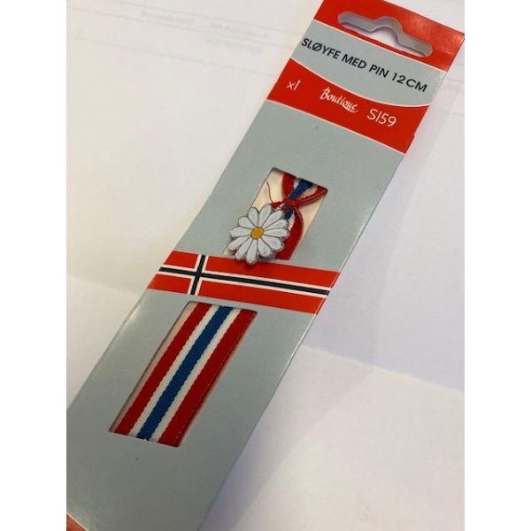 sløyfe med pin 