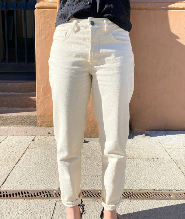 Terrence Tomboy Jean - Ecru - Image 1