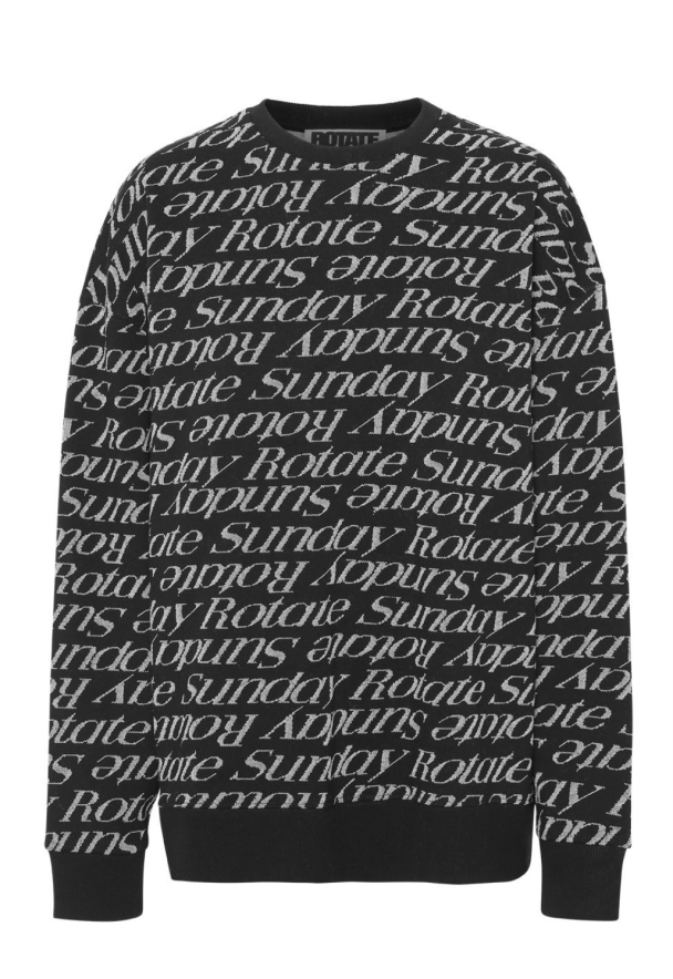 Iris Crewneck Jaquard - Marshmallow Comb - Image 2