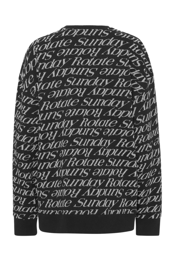 Iris Crewneck Jaquard - Marshmallow Comb - Image 3