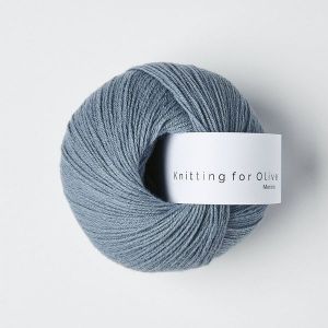 Støvet Dueblå - Merino - Knitting for Olive