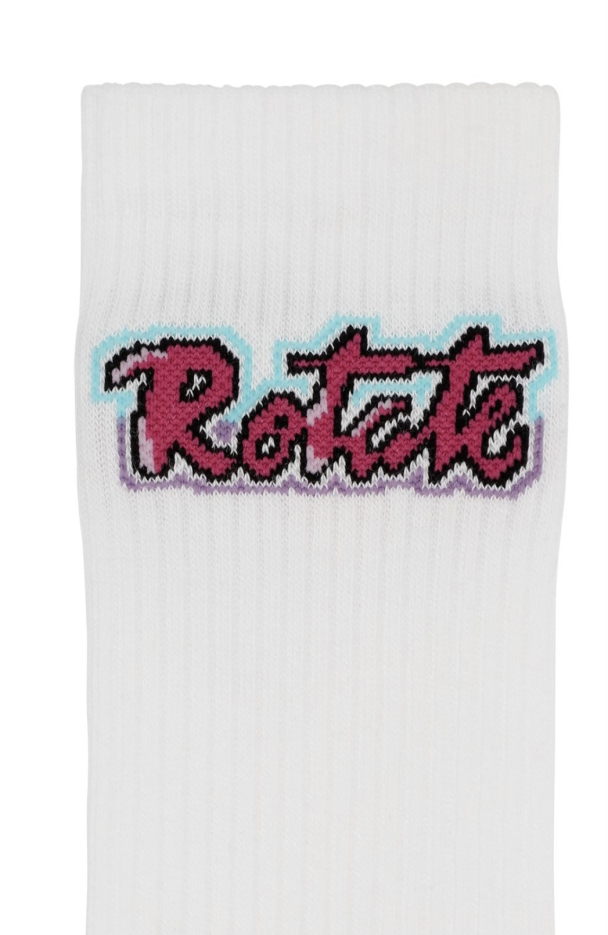Rotate Sock 2 Pack - Bright White  - Image 2