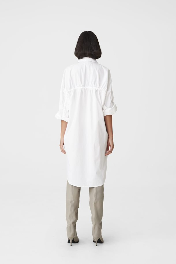 HalioGZ Shirt Dress - Bright White - Image 4