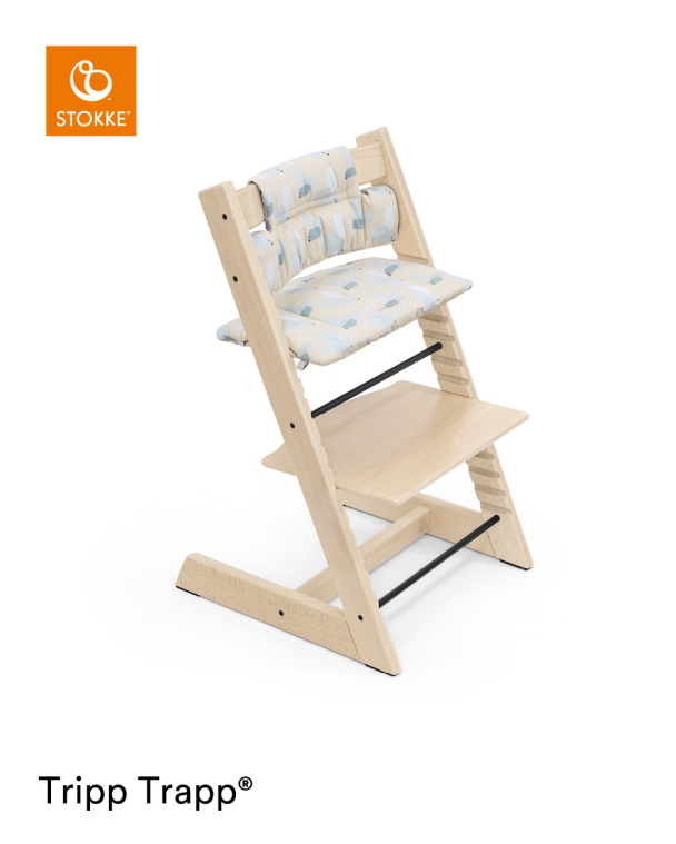 Stokke® | Tripp Trapp® Klassisk Pute - Birds Blue - Image 4