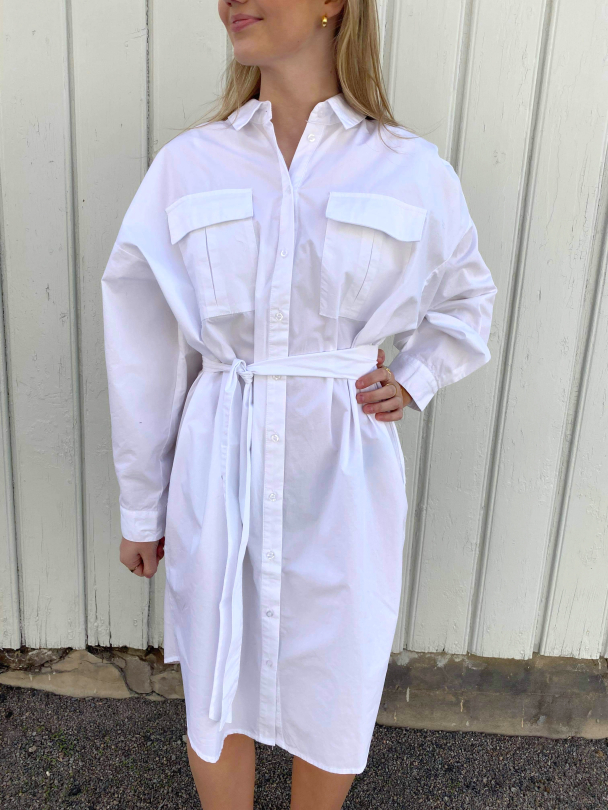 HalioGZ Shirt Dress - Bright White - Image 1