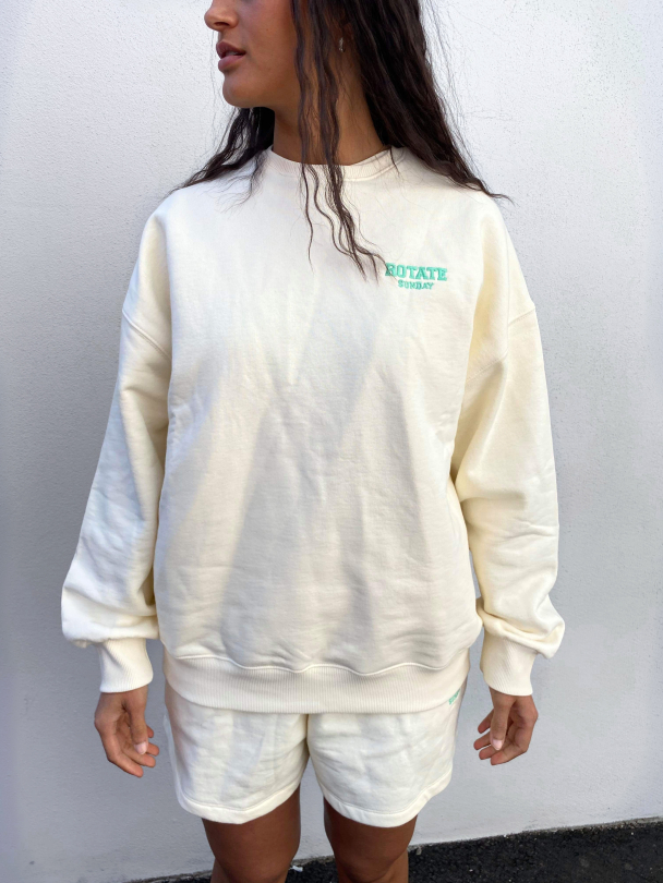 Iris Crewneck - Winter White - Image 1