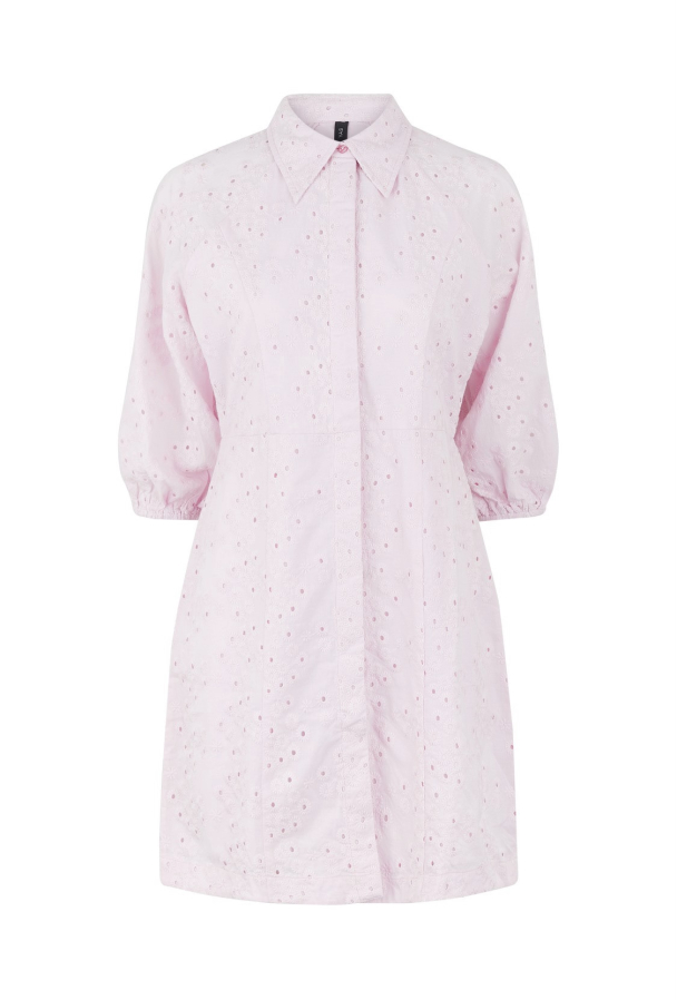 Liva 3/4 Shirt Dress - Roseate Spoonbill - Image 2