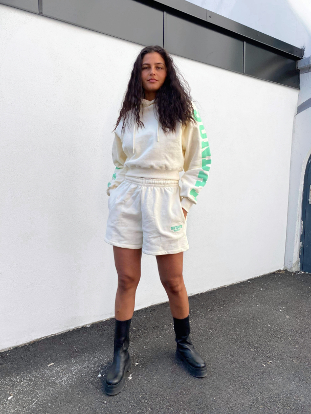 Roda Shorts Small Print - White  - Image 5