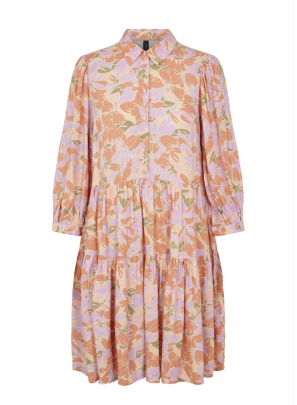 Juna 3/4 Dress - Golden Straw
