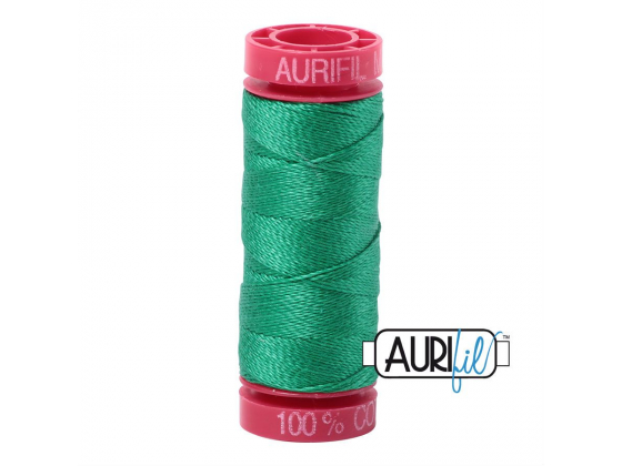 Aurifil 12 WT emerald grønn