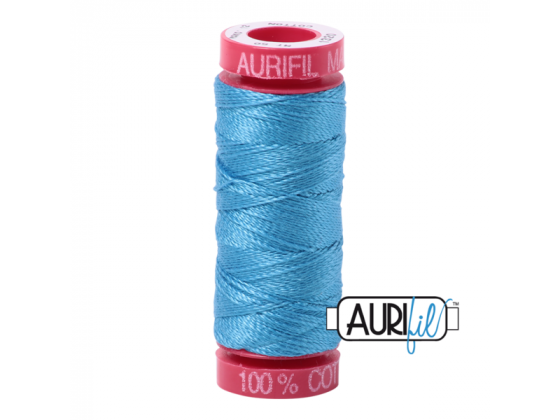 Aurifil 12 WT blå-turkis