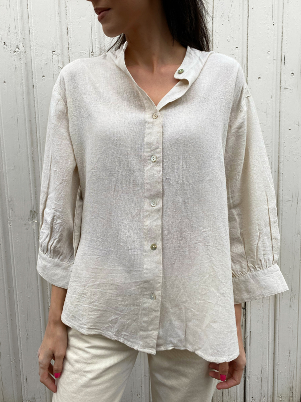 Santi Shirt - Ecru - Image 1