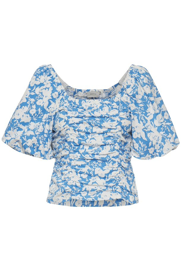 MynteGZ Blouse - Blue Flower  - Image 2