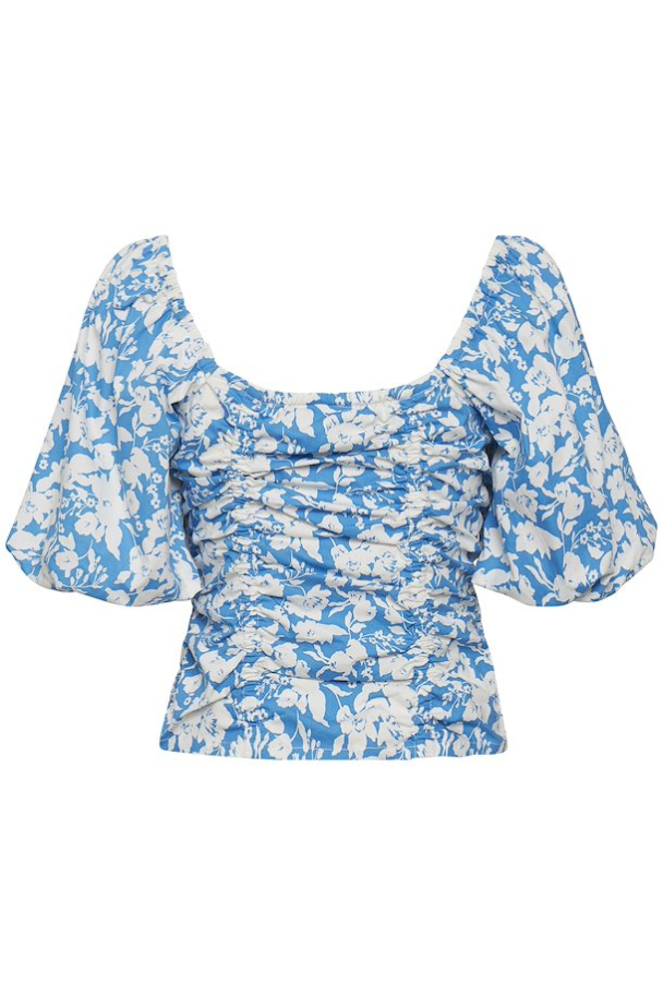 MynteGZ Blouse - Blue Flower  - Image 3