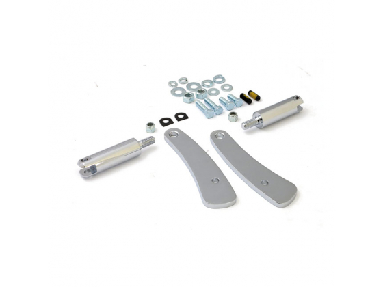 ADJUSTABLE DYNA HIGHWAY PEG MOUNT KIT, CHROME
