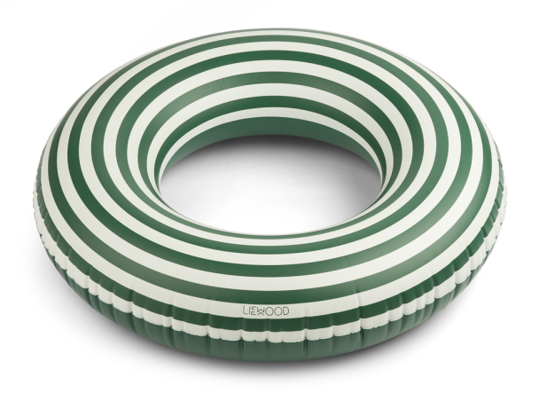 Donna Swim Ring - Stripe Garden Green/Creme - Image 1