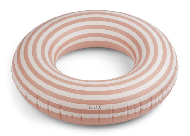 Donna Swim Ring - Stripe Rose/Creme - Image 1