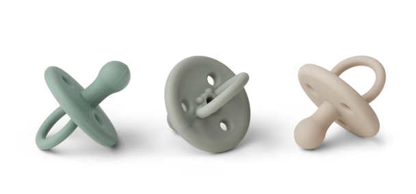 LIEWOOD - PAULA PACIFIER 3-PK PEPPERMINT MULTI MIX - Image 1