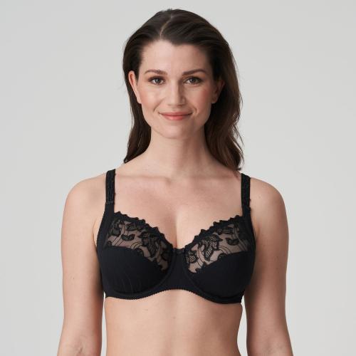 'Deauville' underwired bra, sort