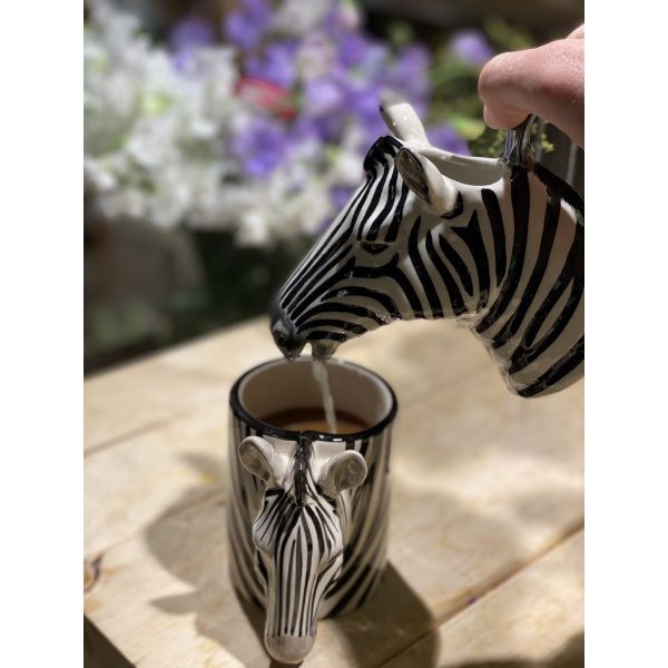 Zebra mugge - Quail ceramics