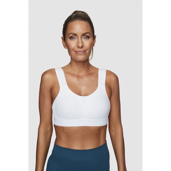 'Kimberly' sports bra, white