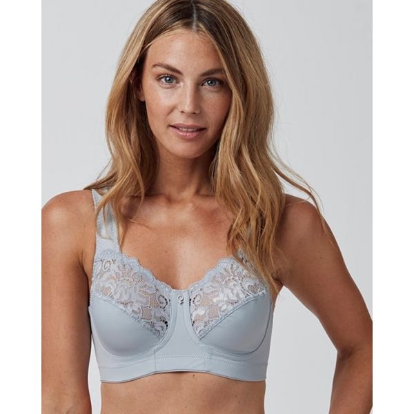 'Support' soft bra, dapple grey