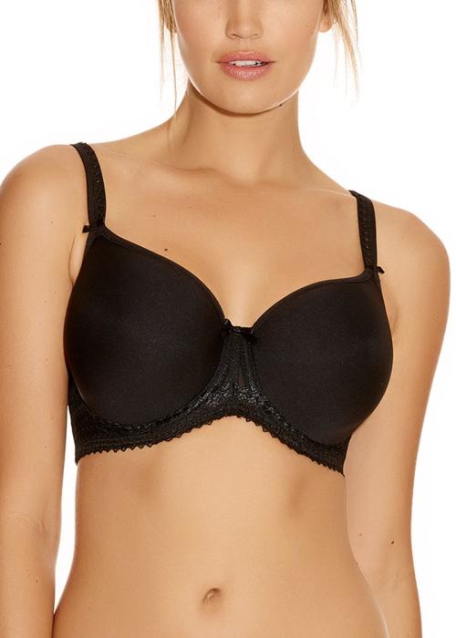 'Rebecca' moulded bra, sort