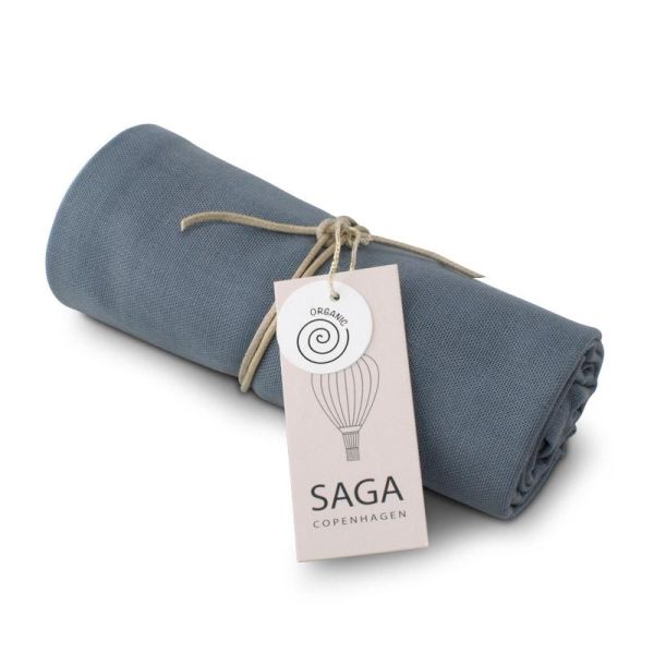 SAGA COPENHAGEN - MUSLIN KLUT MOONLIGHT BLUE