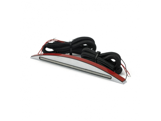 CUSTOM DYNAMICS BILLET LED TAILLIGHT CHROME WITH CLEAR LENS