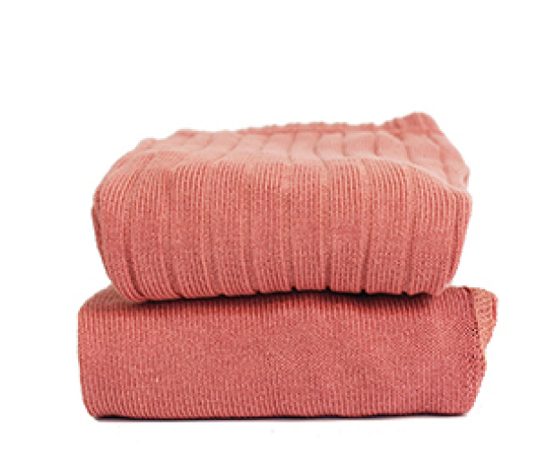 Strømpebukse Rib - Terracotta (126) - Image 2