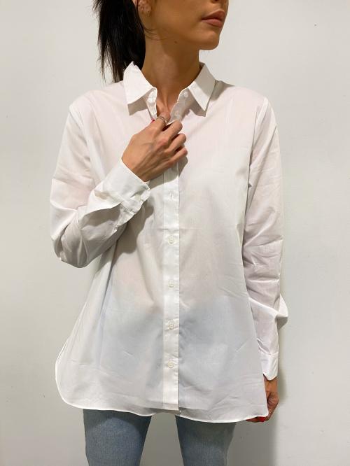 Ori Side Zip Shirt - Bright White 