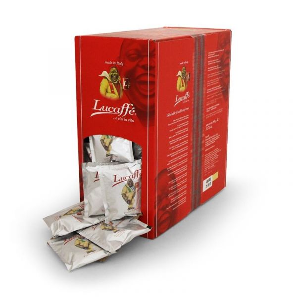 LUCAFFE KOFFEINFRI E.S.E PODS ESKE (150STK)