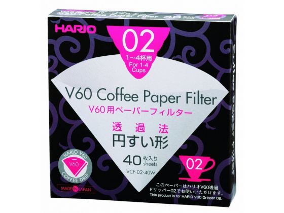 HARIO V60-02 PAPIRFILTRE 40STK