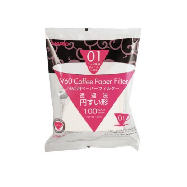 HARIO V60 PAPIRFILTRE 100STK