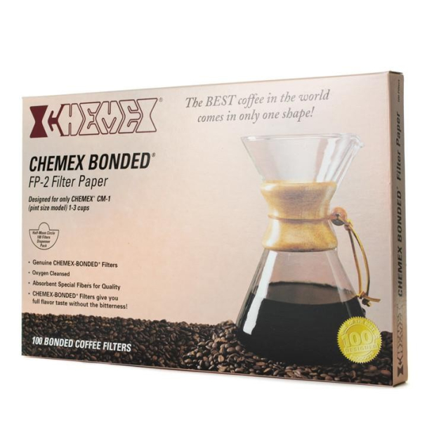CHEMEX PAPIRFILTER TIL 3 KOPP 100STK