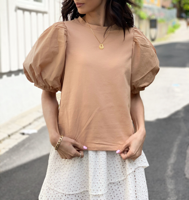 Bixa 2/4 Top - Tan  - Image 1