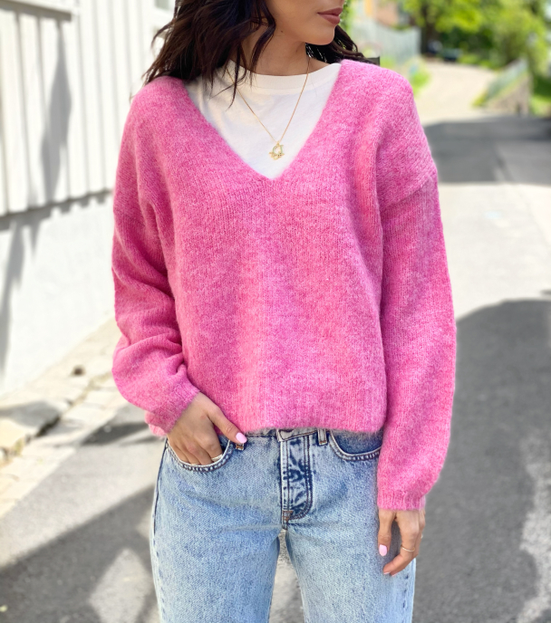 Philippa Pullover- Apricot Brandy/Pink - Image 1