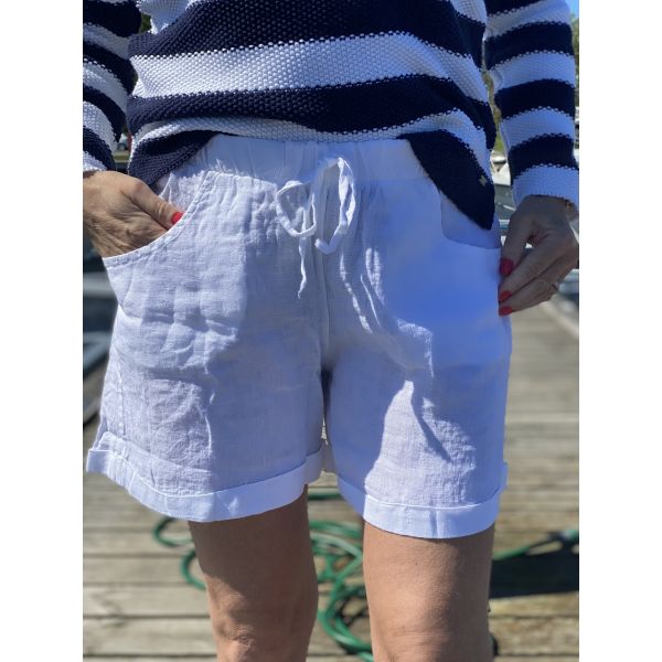 Linen Basic Shorts