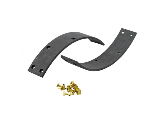 BRAKE DRUM LININGS, REAR