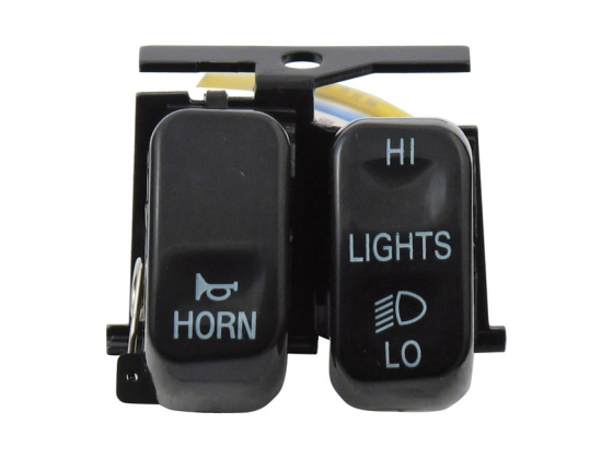 HI/LOW/HORN, HANDLEBAR SWITCH SET. BLACK