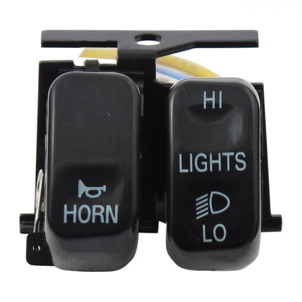 HI/LOW/HORN, HANDLEBAR SWITCH SET. BLACK